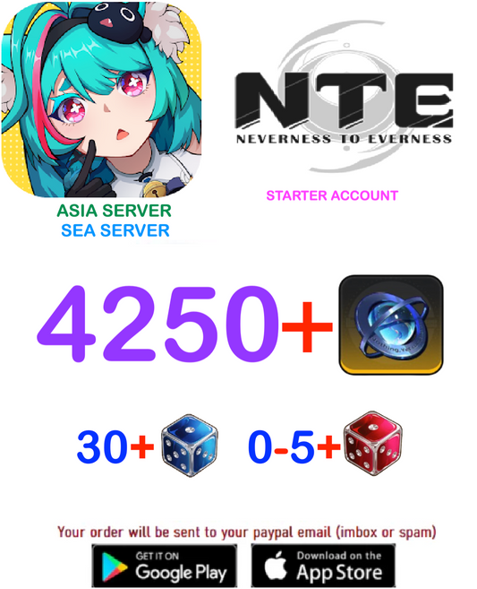 [Sea/Asia Server] ??+ Annulith  Neverness to Everness Starter Account
