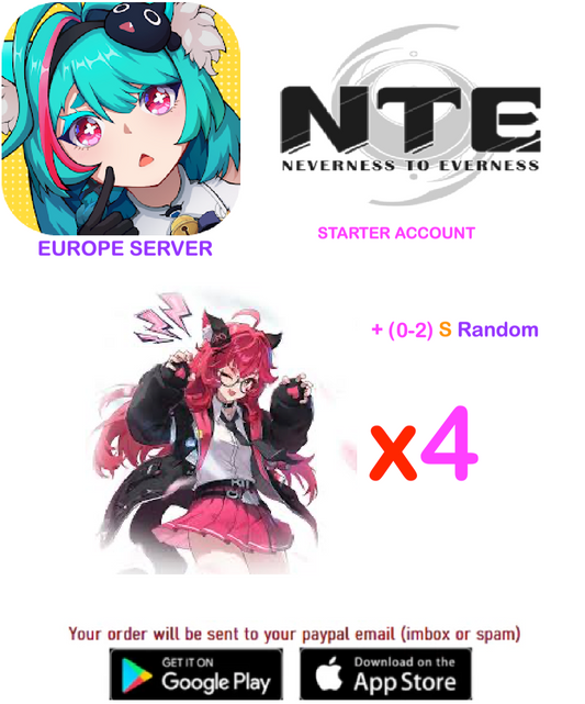 [Europe  Server] Nanally x 4  Neverness to Everness Starter Account