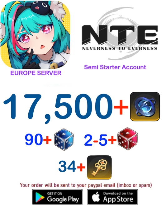 [Europe Server] ???+ Annulith  Neverness to Everness Starter Account