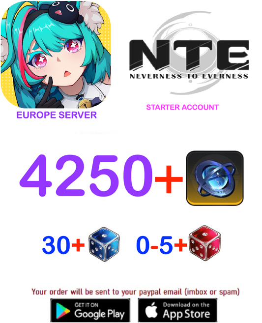 [Europe Server] ??+ Annulith  Neverness to Everness Starter Account
