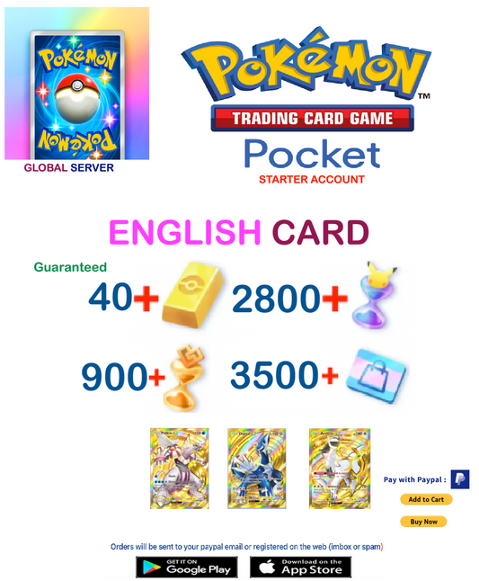 [Global Server][ENGLISH CARD]Pokemon TCG Pocket Starter Account