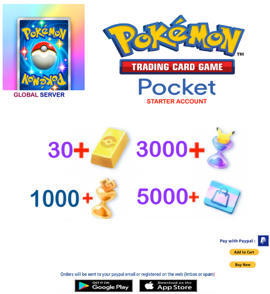 [Global Server][INSTANT DELIVERY] Pokemon TCG Pocket Starter Account v5