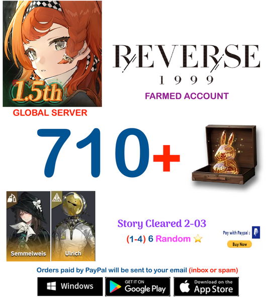 [GLOBAL SERVER][INSTANT DELIVERY]  ?? Unilog + (2-6)-6* Reverse: 1999  Farmed Account