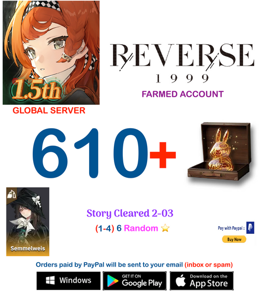 [GLOBAL SERVER][INSTANT DELIVERY]  ?? Unilog   Reverse: 1999  Farmed Account v1