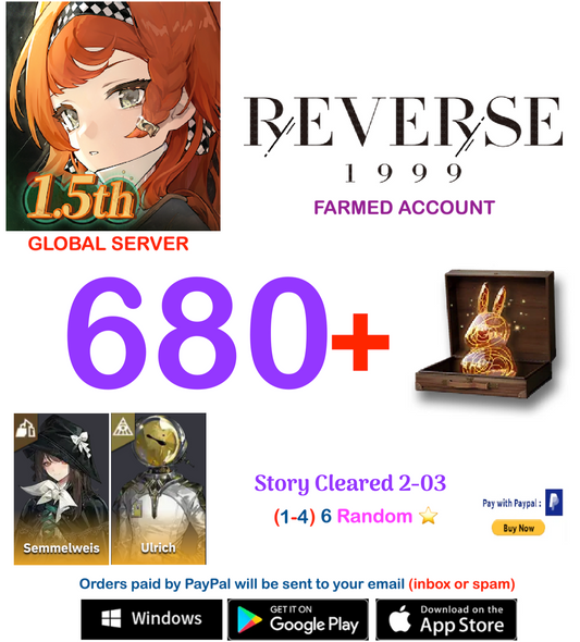 [GLOBAL SERVER][INSTANT DELIVERY]  ?? Unilog + (2-6)-6* Reverse: 1999  Farmed Account