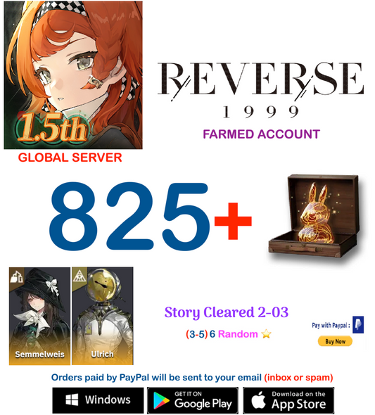 [GLOBAL SERVER][INSTANT DELIVERY]  ?? Unilog   Reverse: 1999  Farmed Account v1