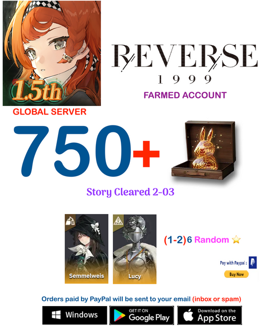 [GLOBAL SERVER][INSTANT DELIVERY]  ?? Unilog + Lucy +  Reverse: 1999  Farmed Account