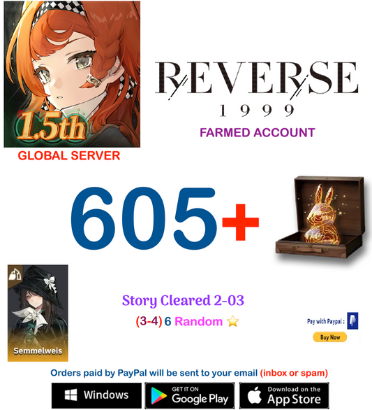 [GLOBAL SERVER][INSTANT DELIVERY]  ?? Unilog + (3-4)-6* Reverse: 1999  Farmed Account