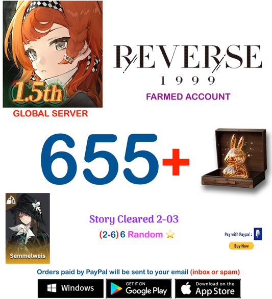 [GLOBAL SERVER][INSTANT DELIVERY]  ?? Unilog   Reverse: 1999  Farmed Account v1