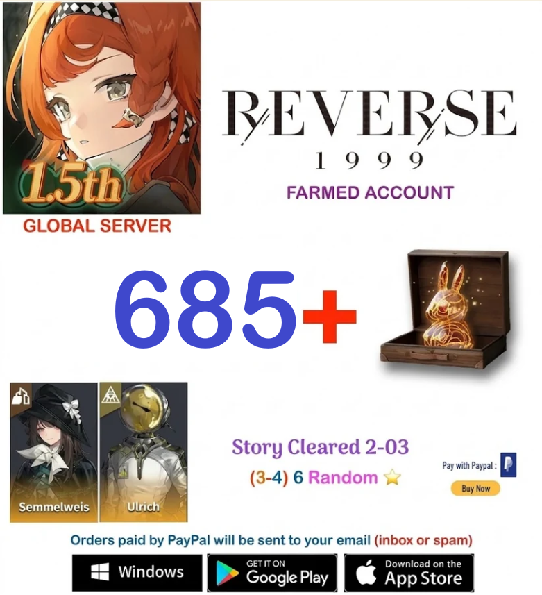 [GLOBAL SERVER][INSTANT DELIVERY]  ?? Unilog + (2-6)-6* Reverse: 1999  Farmed Account