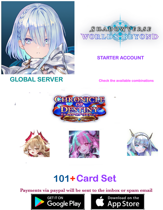 [Global Server/INSTANT DELIVERY] Chronicle of Destiny  Shadowverse: Worlds Beyond Starter Account v3