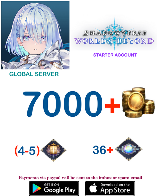[Global Server/INSTANT DELIVERY] 3300+  Gold Shadowverse: Worlds Beyond Starter Account v1 (BUY 2 - GET 3)