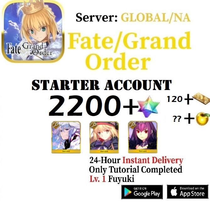 ⭐[NA Server]⭐ Altria Caster  2200+ SQ Fate Grand Order FGO Quartz  Starter Account