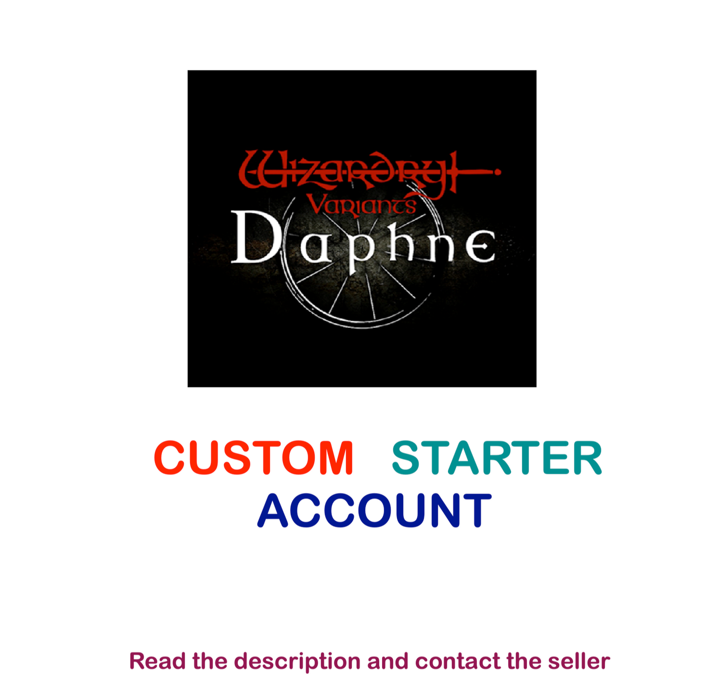 (Global Server)   Wizardry Variants Daphne  Custom Starter Account