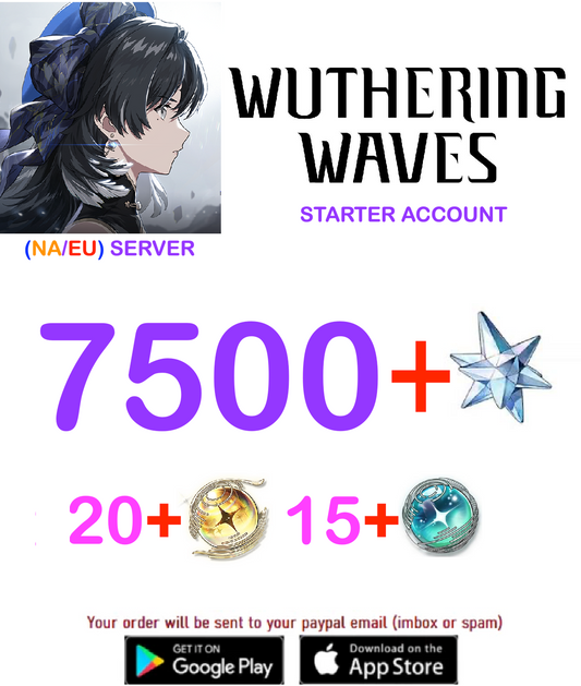 (NA/EU Server) Wuthering Waves Starter Account AR (8-10)