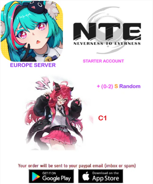 [Europe  Server] Nanally C1  Neverness to Everness Starter Account