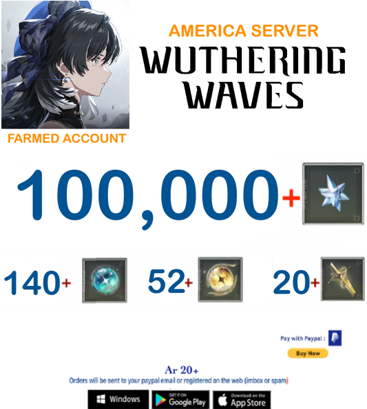 (America Server) Wuthering Waves Farmed Account