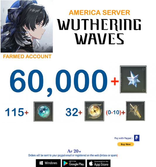 (America Server) Wuthering Waves Farmed Account