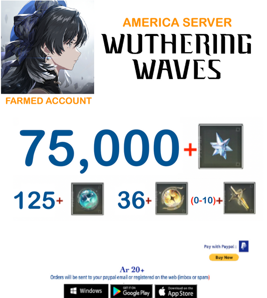 (America Server) Wuthering Waves Farmed Account