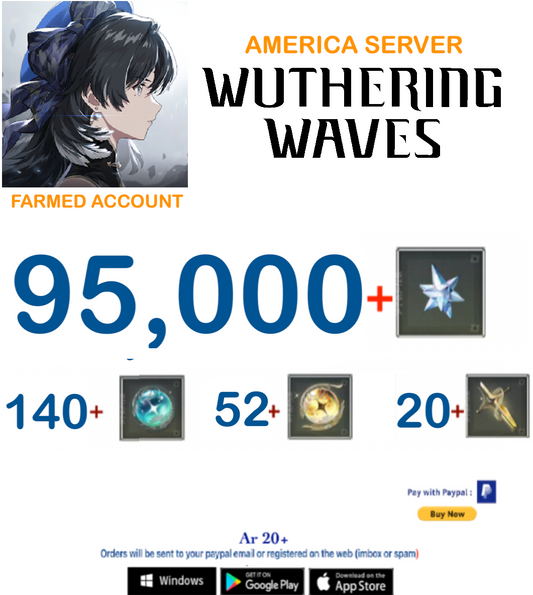 (America Server) Wuthering Waves Farmed Account