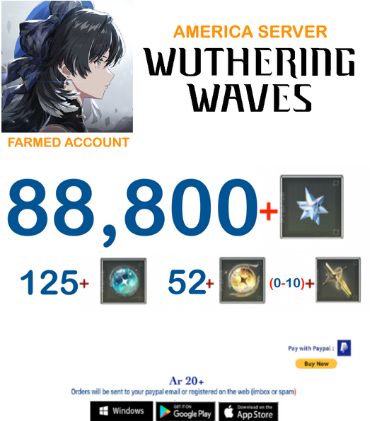 (America Server) Wuthering Waves Farmed Account