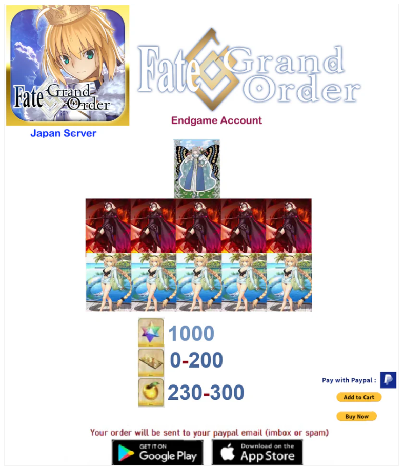 ⭐[JP Server] Jeanne Alter  - Summer  NP  + SQ Fate Grand Order FGO  Endgame  v12
